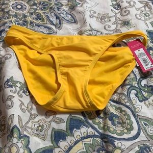 Yellow bikini bottoms
